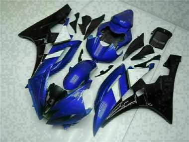 Yamaha R6 06-07 Verkleidung & Plastik - Blau Schwarz Fabrik