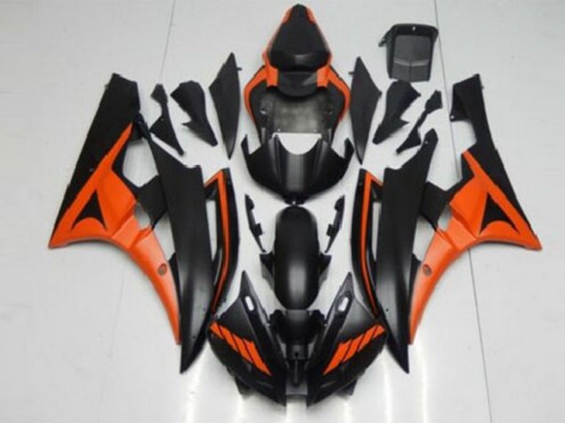 Yamaha R6 06-07 Verkleidung - Orange Schwarz Fabrik Yamaha R6 06-07 Verkleidung - Orange Schwarz Fabrik