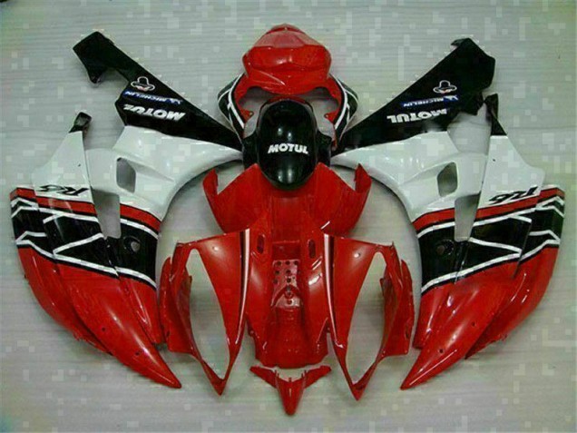 Yamaha R6 06-07 Motorrad Verkleidung - Rot Weiß Fabrik Yamaha R6 06-07 Motorrad Verkleidung - Rot Weiß Fabrik