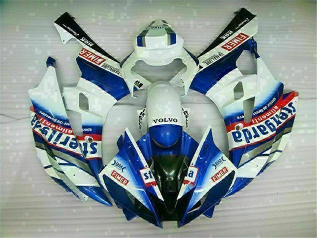 Yamaha R6 06-07 Verkleidungen - Weiß Blau Fabrik Yamaha R6 06-07 Verkleidungen - Weiß Blau Fabrik