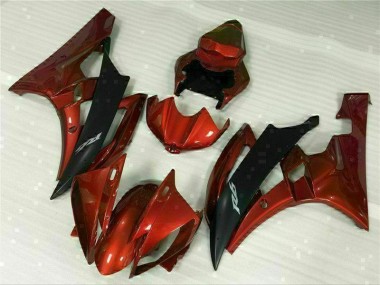Yamaha R6 06-07 Verkleidungen & Plastik - Rot Fabrik