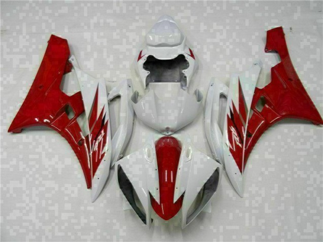 Yamaha R6 06-07 Verkleidungen - Rot Weiß Fabrik Yamaha R6 06-07 Verkleidungen - Rot Weiß Fabrik