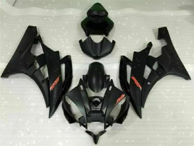 Yamaha R6 06-07 Motorrad Verkleidungen - Schwarz Fabrik