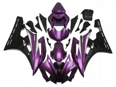 Yamaha R6 06-07 Verkleidungen - Lila Schwarz Fabrik
