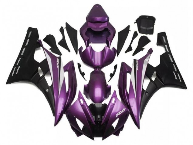 Yamaha R6 06-07 Verkleidungen - Lila Schwarz Fabrik Yamaha R6 06-07 Verkleidungen - Lila Schwarz Fabrik