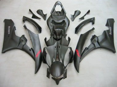 Yamaha R6 06-07 Verkleidung - Matt Schwarz Fabrik