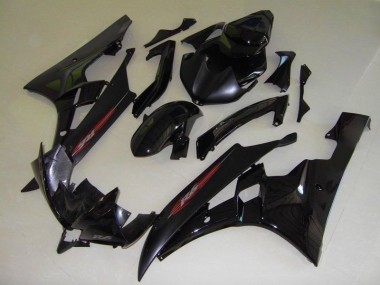 Yamaha R6 06-07 Verkleidungen - OEM Stil Schwarz Fabrik