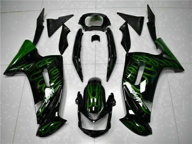 Kawasaki EX650 06-08 Verkleidungen - Grüne Flamme Fabrik Kawasaki EX650 06-08 Verkleidungen - Grüne Flamme Fabrik