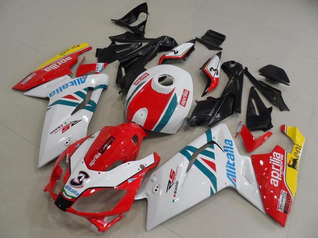 Aprilia RS 125 06-11 Verkleidungen - Rot Weiß Fabrik Aprilia RS 125 06-11 Verkleidungen - Rot Weiß Fabrik