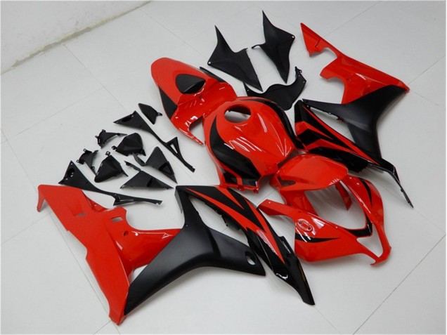 Honda CBR 600 RR 07-08 Vollverkleidung - Schwarz Rot Fabrik
