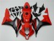 Honda CBR 600 RR 07-08 Vollverkleidung - Schwarz Rot Fabrik