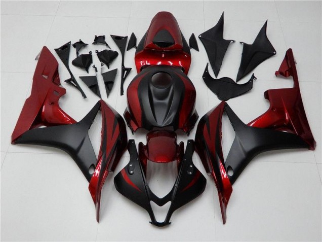 Honda CBR 600 RR 07-08 Verkleidungen - Rot Schwarz Fabrik Honda CBR 600 RR 07-08 Verkleidungen - Rot Schwarz Fabrik
