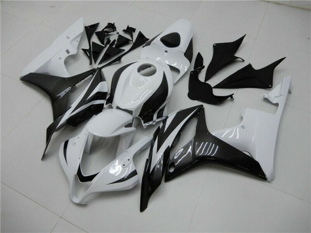 Honda CBR 600 RR 07-08 Verkleidungen - Weiß Schwarz Fabrik Honda CBR 600 RR 07-08 Verkleidungen - Weiß Schwarz Fabrik