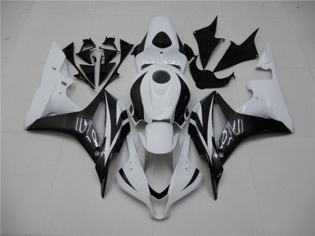 Honda CBR 600 RR 07-08 Verkleidungen - Weiß Schwarz Fabrik Honda CBR 600 RR 07-08 Verkleidungen - Weiß Schwarz Fabrik