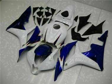 Honda CBR 600 RR 07-08 Verkleidungen - Weiß Blau Fabrik