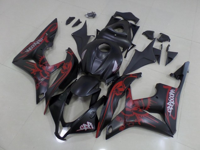 Honda CBR 600 RR 07-08 Verkleidungen - Schwarz Rot Fabrik Honda CBR 600 RR 07-08 Verkleidungen - Schwarz Rot Fabrik