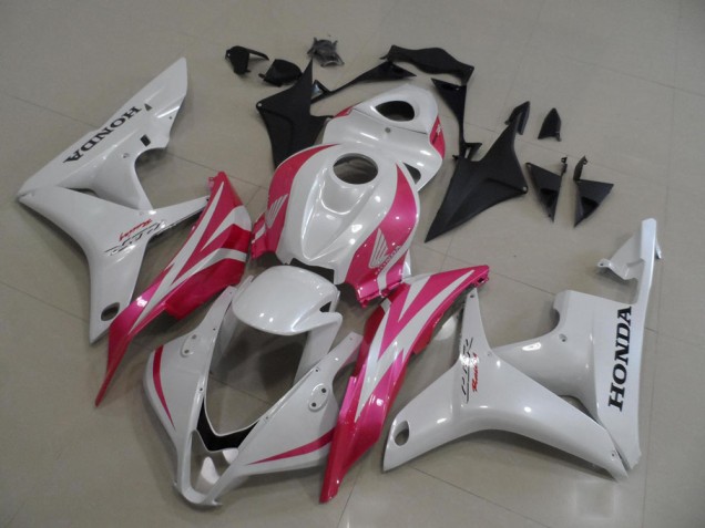 Honda CBR 600 RR 07-08 Verkleidungen - Perl Weiß mit Rosa Fabrik Honda CBR 600 RR 07-08 Verkleidungen - Perl Weiß mit Rosa Fabrik
