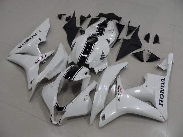 Honda CBR 600 RR 07-08 Verkleidungen - Perl Weiß mit schwarzen Streifen Fabrik Honda CBR 600 RR 07-08 Verkleidungen - Perl Weiß mit schwarzen Streifen Fabrik
