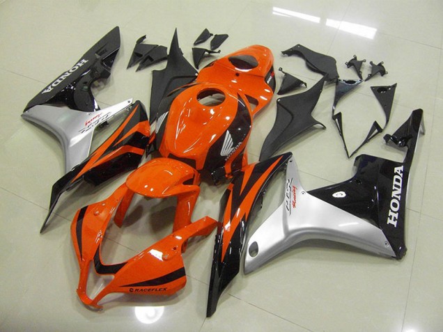 Honda CBR 600 RR 07-08 Verkleidung - Orange Silber Schwarz Fabrik Honda CBR 600 RR 07-08 Verkleidung - Orange Silber Schwarz Fabrik