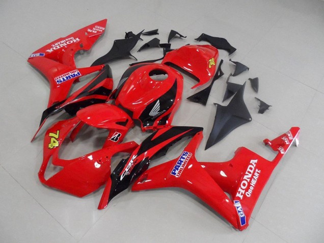 Honda CBR 600 RR 07-08 Verkleidungen - Rot Schwarz Rennen Fabrik Honda CBR 600 RR 07-08 Verkleidungen - Rot Schwarz Rennen Fabrik