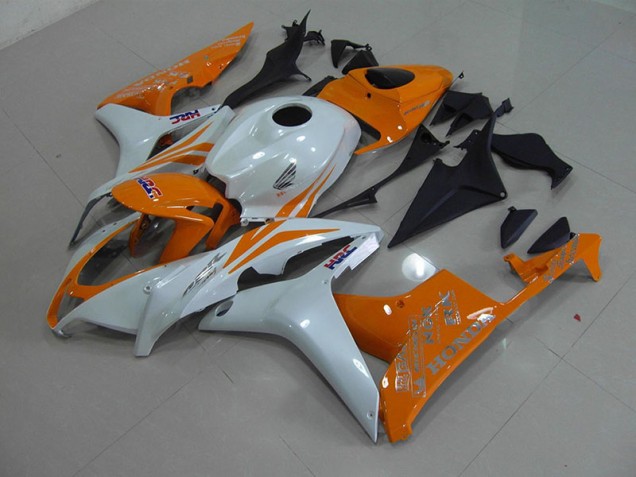 Honda CBR 600 RR 07-08 Verkleidungen - Perl Weiß Orange Fabrik Honda CBR 600 RR 07-08 Verkleidungen - Perl Weiß Orange Fabrik