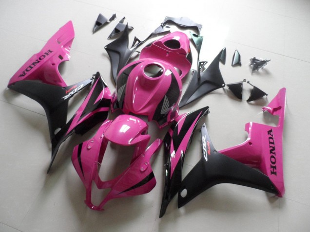 Honda CBR 600 RR 07-08 Verkleidungen - Rosa Schwarz Fabrik