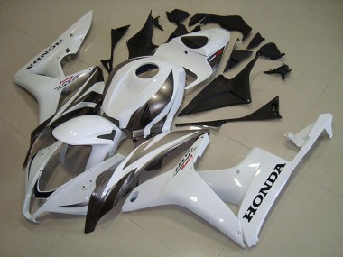 Honda CBR 600 RR 07-08 Verkleidungen - Weiß Silber Fabrik