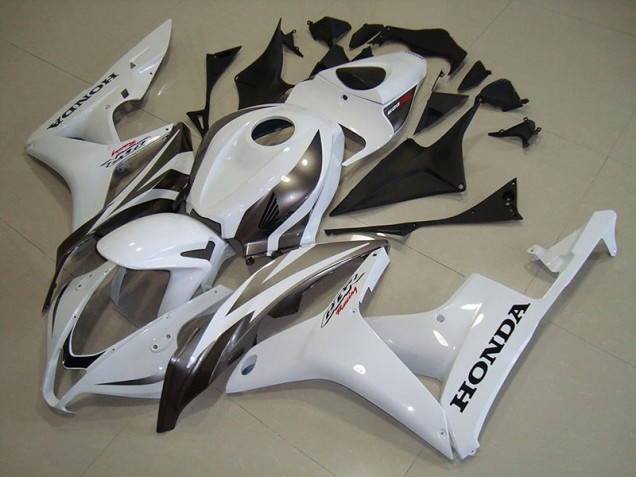 Honda CBR 600 RR 07-08 Verkleidungen - Weiß Silber Fabrik Honda CBR 600 RR 07-08 Verkleidungen - Weiß Silber Fabrik