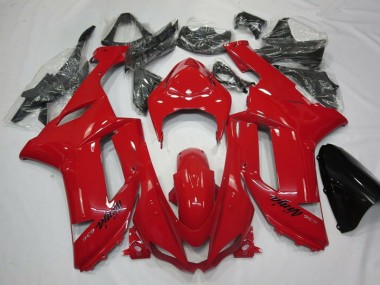 Kawasaki ZX6R 07-08 Verkleidungen - Rot Fabrik