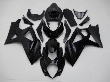 Suzuki GSXR 1000 K7 07-08 Verkleidungen - Matt schwarz Glänzend Fabrik