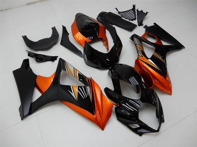 Suzuki GSXR 1000 K7 07-08 Verkleidungen - Orange Schwarz Fabrik Suzuki GSXR 1000 K7 07-08 Verkleidungen - Orange Schwarz Fabrik