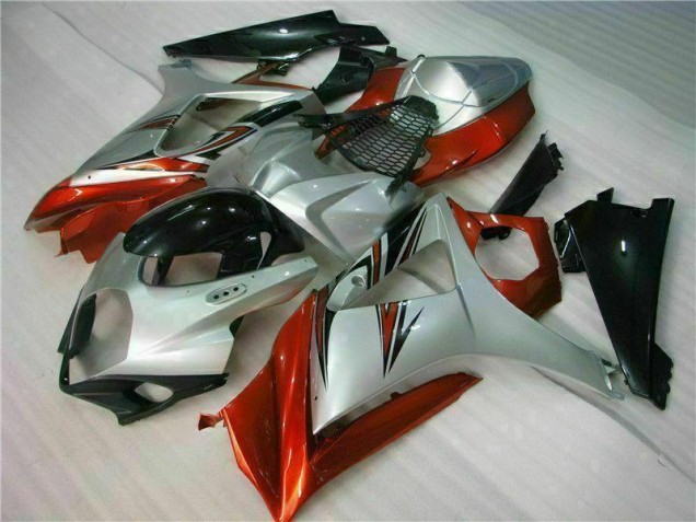 Suzuki GSXR 1000 K7 07-08 Verkleidungen - Braun Silber Fabrik Suzuki GSXR 1000 K7 07-08 Verkleidungen - Braun Silber Fabrik