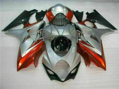Suzuki GSXR 1000 K7 07-08 Verkleidungen - Braun Silber Fabrik