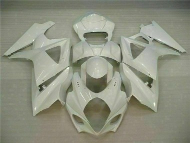 Suzuki GSXR 1000 K7 07-08 Verkleidungen - Weiß Fabrik