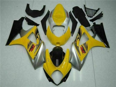 Suzuki GSXR 1000 K7 07-08 Vollverkleidung - Gelb Fabrik