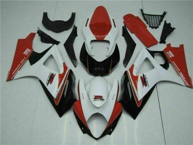 Suzuki GSXR 1000 K7 07-08 Verkleidung - Rot Weiß Fabrik