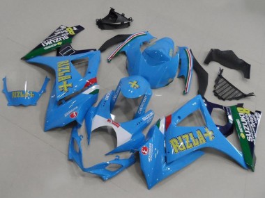 Suzuki GSXR 1000 K7 07-08 Verkleidungen - Hell blau Rizla Fabrik