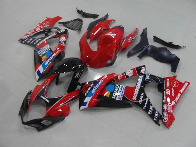 Suzuki GSXR 1000 K7 07-08 Verkleidungen - Rot Fabrik