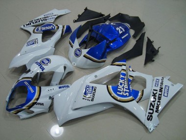 Suzuki GSXR 1000 K7 07-08 Verkleidungen - Blau Lucky Strike Fabrik