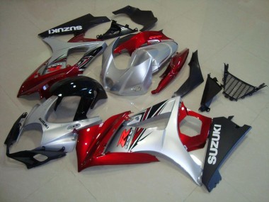 Suzuki GSXR 1000 K7 07-08 Verkleidungen - Rot Schwarz Silber Fabrik