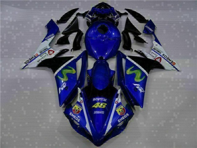 Yamaha R1 07-08 Verkleidungen Komplett Sets - Blau Fabrik