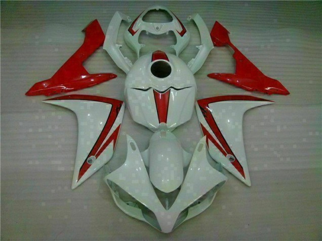 Yamaha R1 07-08 Verkleidungen - Weiß Rot Fabrik Yamaha R1 07-08 Verkleidungen - Weiß Rot Fabrik