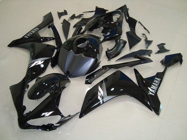 Yamaha R1 07-08 Verkleidungen - Glänzend Schwarz Weiß Fabrik Yamaha R1 07-08 Verkleidungen - Glänzend Schwarz Weiß Fabrik