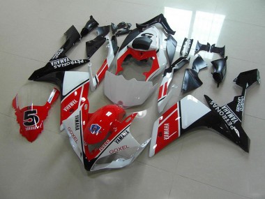 Yamaha R1 07-08 Verkleidungen - Rot Weiß Aufkleber Fabrik