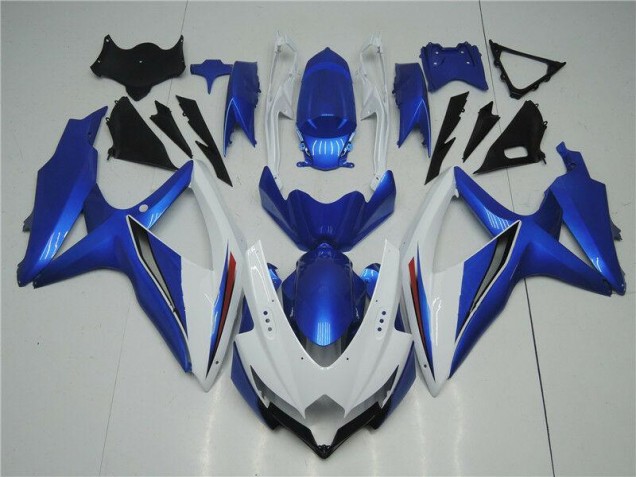 Suzuki GSXR 600 / 750 K8 08-10 Verkleidung - Weiß Blau Fabrik Suzuki GSXR 600 / 750 K8 08-10 Verkleidung - Weiß Blau Fabrik
