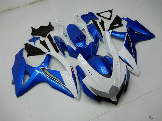 Suzuki GSXR 600 / 750 K8 08-10 Verkleidung - Blau Weiß Fabrik Suzuki GSXR 600 / 750 K8 08-10 Verkleidung - Blau Weiß Fabrik