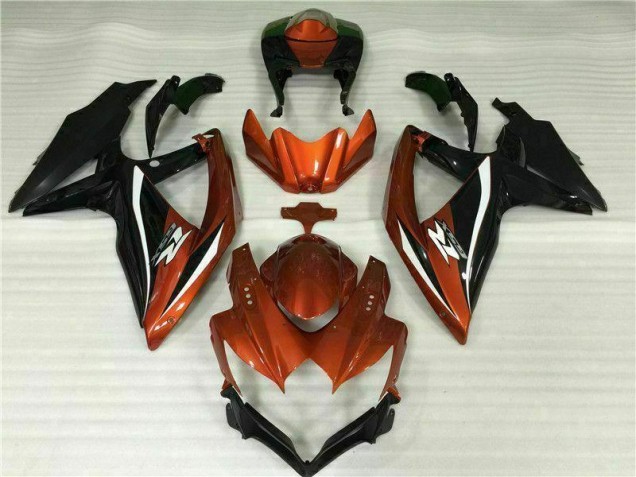 Suzuki GSXR 600 / 750 K8 08-10 Verkleidungen - Rot Schwarz Fabrik Suzuki GSXR 600 / 750 K8 08-10 Verkleidungen - Rot Schwarz Fabrik
