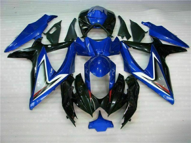 Suzuki GSXR 600 / 750 K8 08-10 Vollverkleidung - Blau Schwarz Fabrik Suzuki GSXR 600 / 750 K8 08-10 Vollverkleidung - Blau Schwarz Fabrik