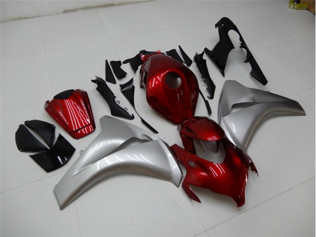 Honda CBR 1000 RR 08-11 Verkleidungen - Rot Silber Fabrik Honda CBR 1000 RR 08-11 Verkleidungen - Rot Silber Fabrik