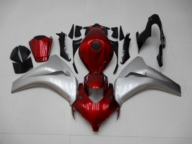 Honda CBR 1000 RR 08-11 Verkleidungen - Rot Silber Fabrik Honda CBR 1000 RR 08-11 Verkleidungen - Rot Silber Fabrik